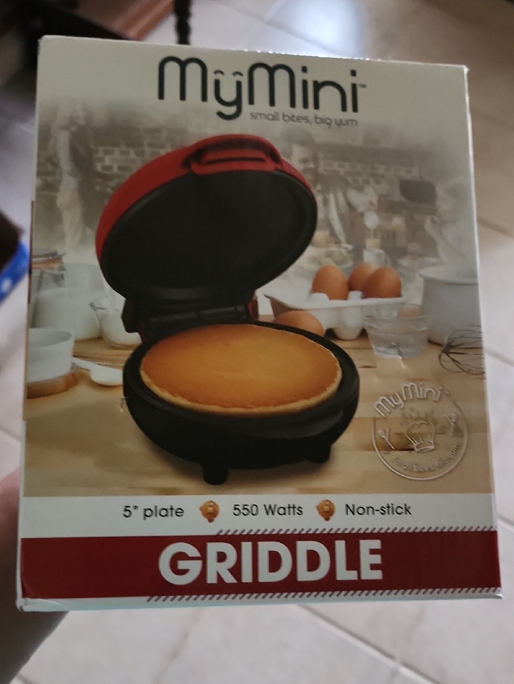 MyMini Red and Black Mini Griddle